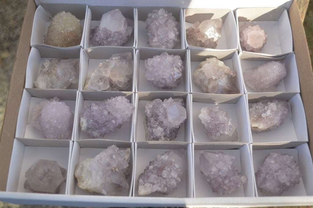 Natural Spirit Amethyst Quartz Crystals x 20 From Boekenhouthoek, South Africa - Toprock Gemstones and Minerals 