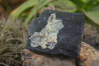 Natural Schorl Black Tourmaline Specimens x 2 From Erongo Mountains, Namibia - TopRock