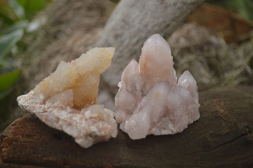 Natural Selected Mixed Spirit Quartz Clusters  x 35 From Boekenhouthoek, South Africa - TopRock