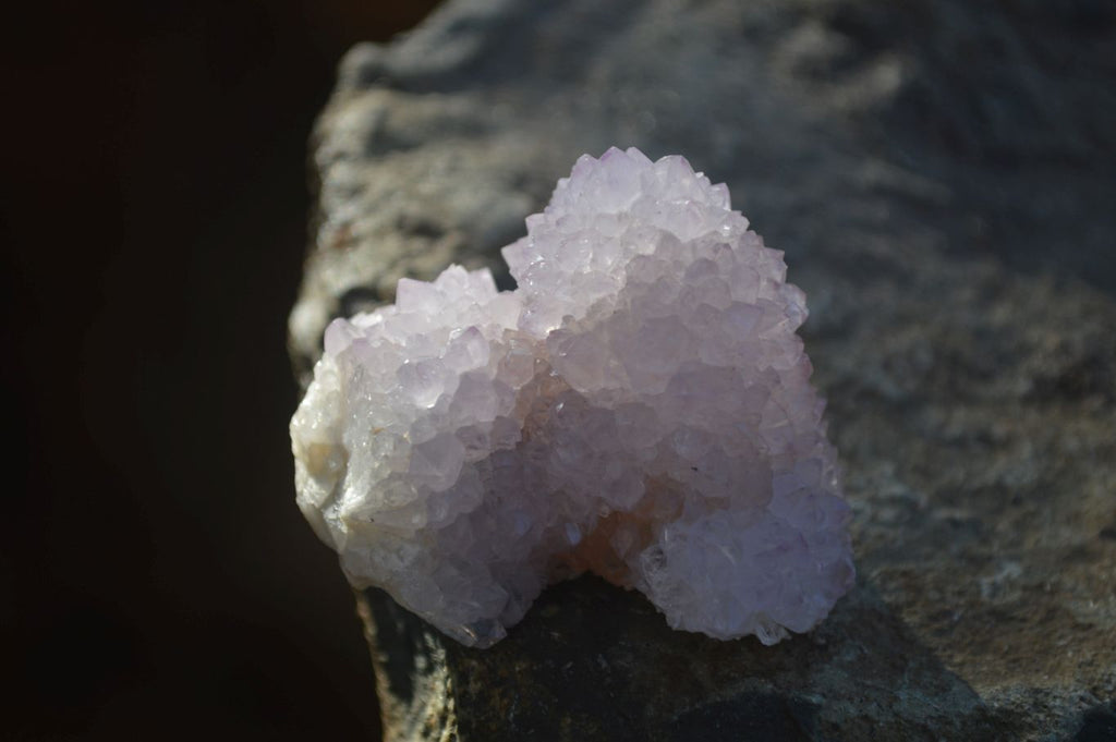 Natural Small Pale Lilac Spirit Quartz Clusters x 35 From Boekenhouthoek, South Africa - Toprock Gemstones and Minerals 