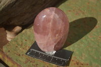Polished Pink Rose Quartz Standing Free Forms x 2 From Ambatondrazaka, Madagascar - TopRock