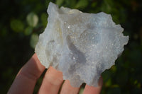 Natural Etched Blue Chalcedony Specimens  x 12 From Nsanje, Malawi - Toprock Gemstones and Minerals 