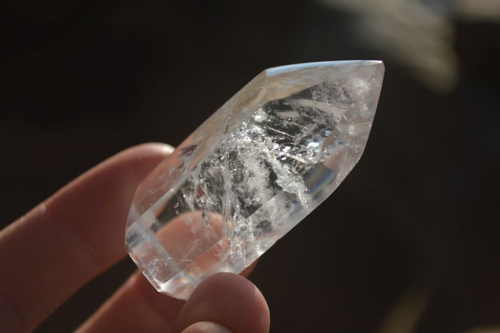 Polished Semi Optic Quartz Points x 24 From Madagascar - Toprock Gemstones and Minerals 