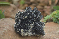 Natural Schorl Black Tourmaline Specimens x 2 From Erongo Mountains, Namibia - TopRock