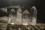 Polished Semi Optic Quartz Points x 24 From Madagascar - Toprock Gemstones and Minerals 