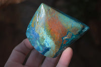 Polished Blue Shattuckite Free Forms  x 6 From Erongo, Namibia - Toprock Gemstones and Minerals 