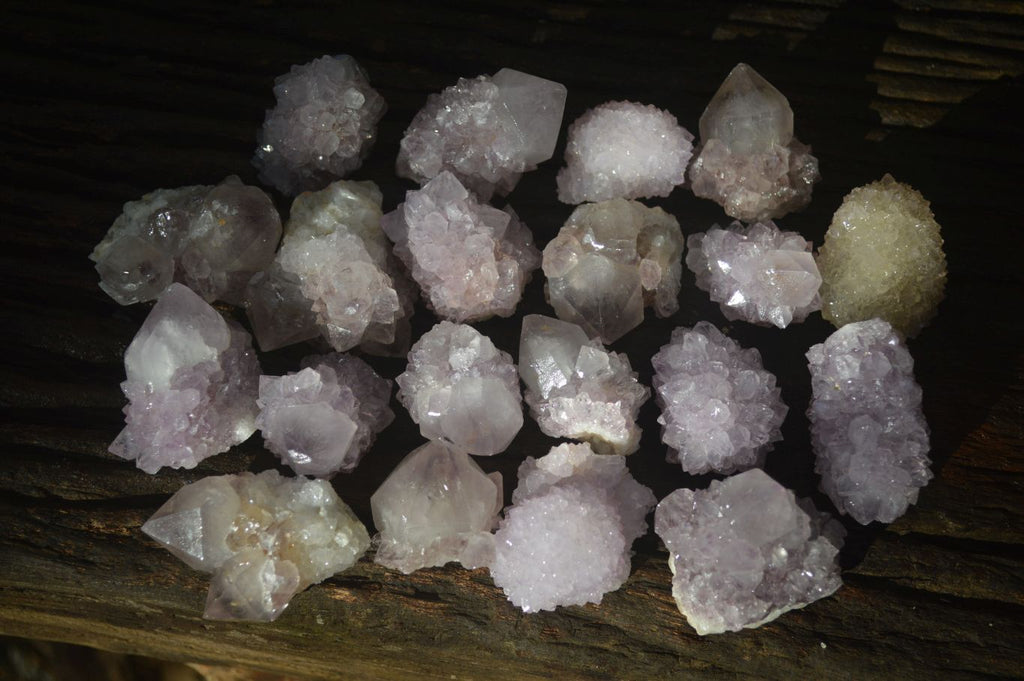 Natural Spirit Amethyst Quartz Crystals x 20 From Boekenhouthoek, South Africa - Toprock Gemstones and Minerals 