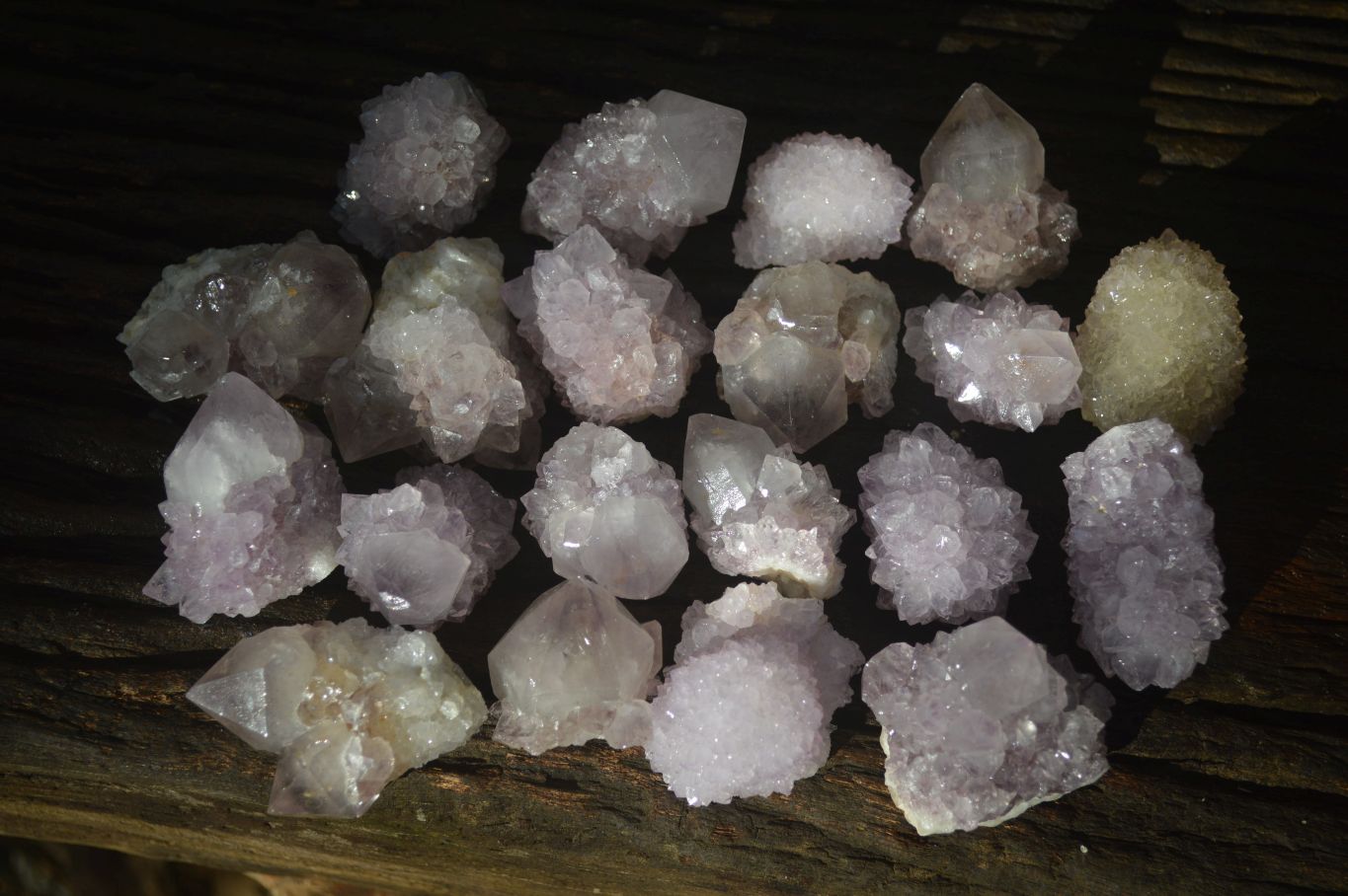 Natural Spirit Amethyst Quartz Crystals x 20 From Boekenhouthoek, South Africa - Toprock Gemstones and Minerals 