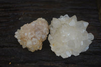 Natural Limonite Tinted Quartz Crystal Plates  x 35 From Zambia - Toprock Gemstones and Minerals 