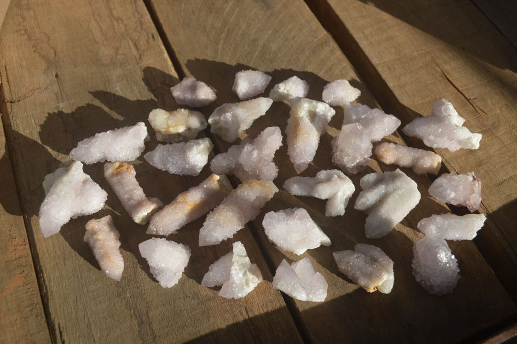 Natural Pale Lilac Spirit Quartz Crystals x 35 From Boekenhouthoek, South Africa - Toprock Gemstones and Minerals 