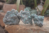 Natural Rare Emerald Mica In Matrix Cobbed Specimens x 12 From Mutoko, Zimbabwe - Toprock Gemstones and Minerals 