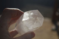Polished Clear Quartz Crystal Points  x 6 From Madagascar - Toprock Gemstones and Minerals 