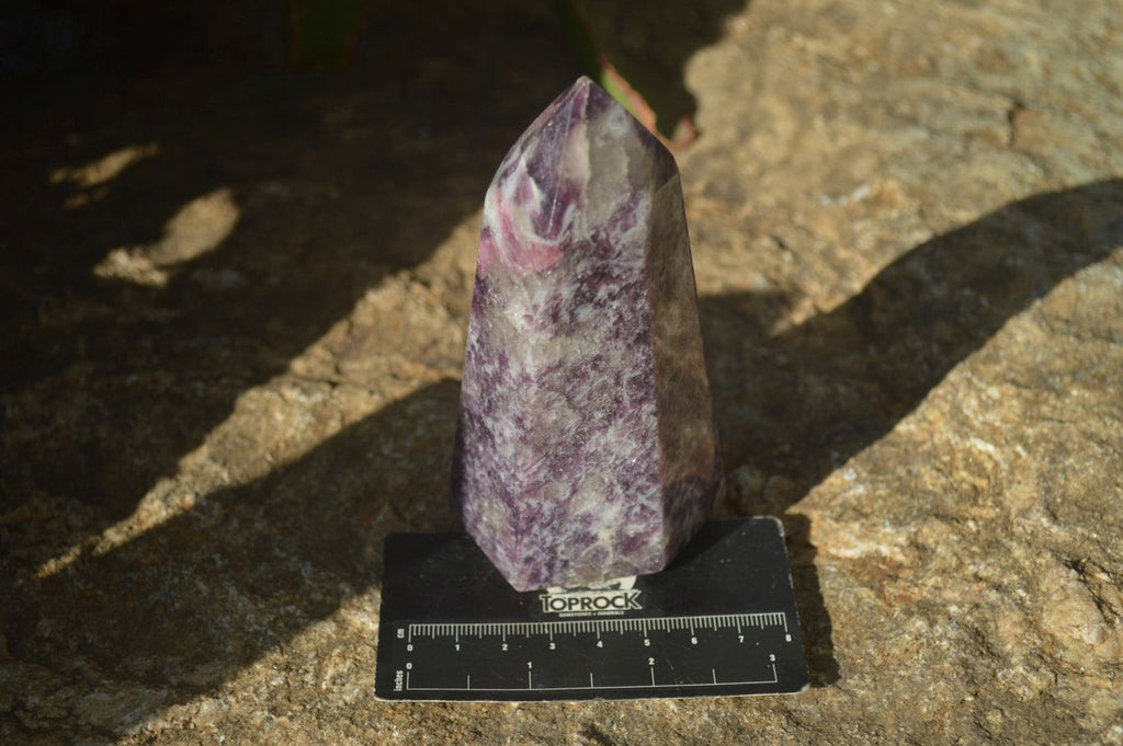 Polished Purple Lepidolite Points  x 2 From Madagascar - Toprock Gemstones and Minerals 