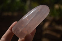 Polished  Pink Rose Quartz Standing Free Forms x 4 From Ambatondrazaka, Madagascar - TopRock