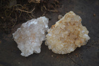 Natural Limonite Tinted Quartz Crystal Plates  x 35 From Zambia - Toprock Gemstones and Minerals 