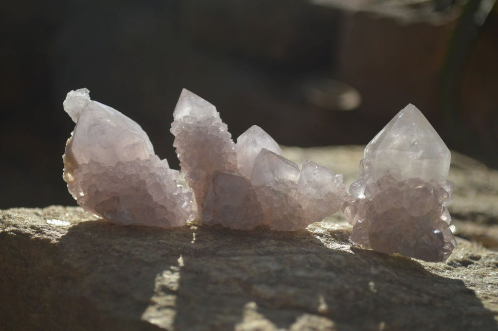 Natural Pale Lilac Spirit Quartz Crystals x 35 From Boekenhouthoek, South Africa - Toprock Gemstones and Minerals 