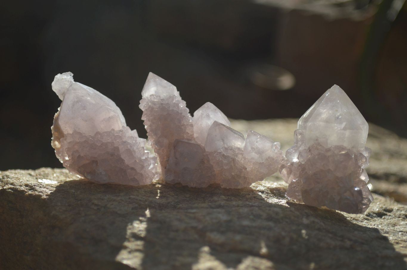 Natural Pale Lilac Spirit Quartz Crystals x 35 From Boekenhouthoek, South Africa - Toprock Gemstones and Minerals 