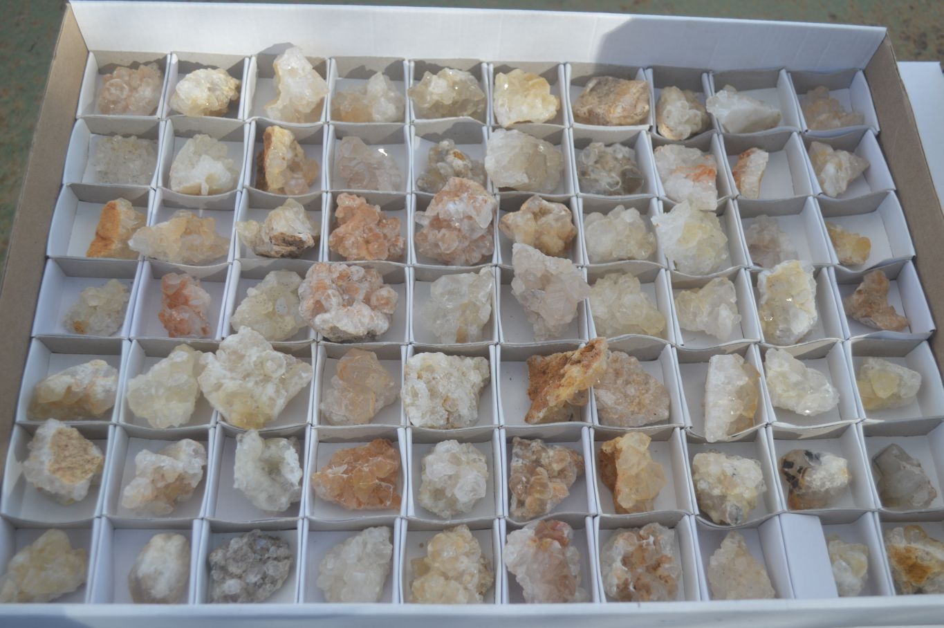 Natural Small Mixed Quartz Clusters  x 70 From Zambia - Toprock Gemstones and Minerals 