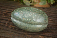 Polished Serpentine & Verdite Pumpkin Carvings x 2 From Zimbabwe - Toprock Gemstones and Minerals 