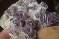 Natural Sugar Amethyst Clusters  x 4 From Solwezi, Zambia