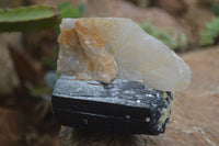 Natural Schorl Black Tourmaline Specimens x 2 From Erongo Mountains, Namibia - TopRock