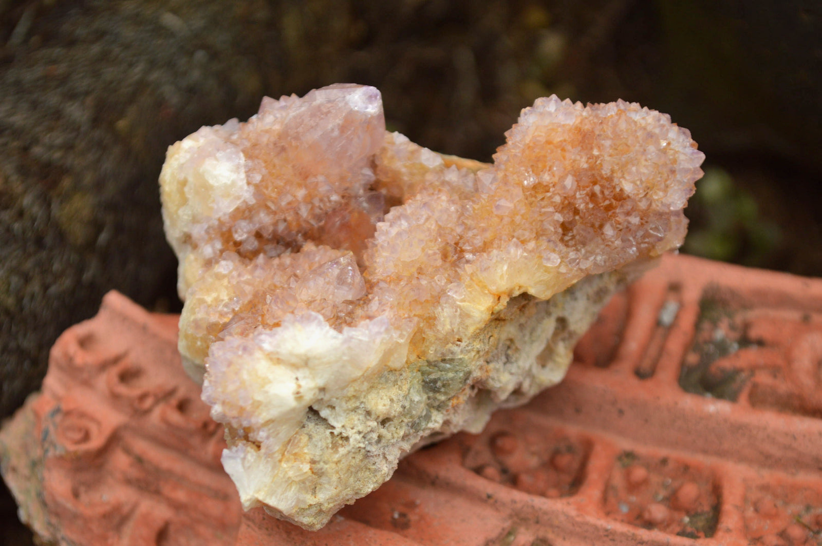Natural Small Mixed Colour Spirit Quartz Clusters x 24 From Boekenhouthoek, South Africa - TopRock