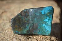 Polished Blue Shattuckite Free Forms  x 6 From Erongo, Namibia - Toprock Gemstones and Minerals 