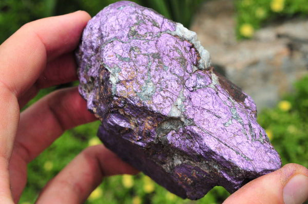 Natural Highly Selected Rare Purpurite Cobbed Specimens x 5 From Namibia - TopRock