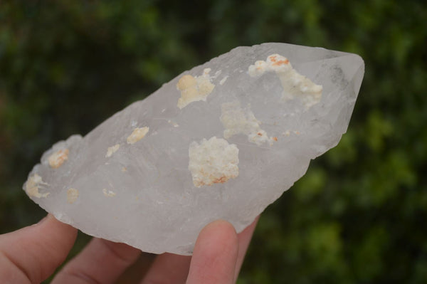 Natural Icey Etched Self Healed Quartz Crystals  x 3 From Madagascar - Toprock Gemstones and Minerals 
