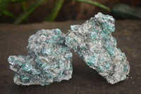 Natural Rare Emerald Mica In Matrix Cobbed Specimens x 12 From Mutoko, Zimbabwe - Toprock Gemstones and Minerals 