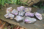 Natural Stichtite & Serpentine Cobbed Specimens  x 12 From Barberton, South Africa - Toprock Gemstones and Minerals 