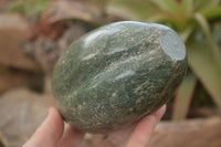 Polished Serpentine & Verdite Pumpkin Carvings x 2 From Zimbabwe - Toprock Gemstones and Minerals 