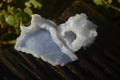 Natural Etched Blue Chalcedony Specimens  x 12 From Nsanje, Malawi - Toprock Gemstones and Minerals 