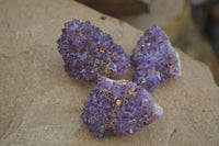 Natural Small Amethyst Plate Specimens  x 53 From Kwaggafontein, South Africa - TopRock