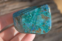 Polished Blue Shattuckite Free Forms  x 6 From Erongo, Namibia - Toprock Gemstones and Minerals 
