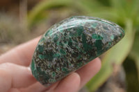 Polished Emerald In Matrix Standing Free Forms x 4 From Sandawana, Zimbabwe - TopRock