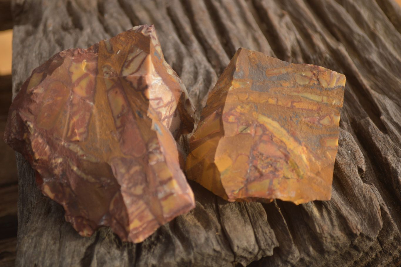 Natural Cobbed Nguni Jasper Pieces  x 12 From Southern Africa - Toprock Gemstones and Minerals 