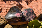 Polished One Side Polished Rhodonite Free Forms  x 5 From Ambindavato, Madagascar - TopRock
