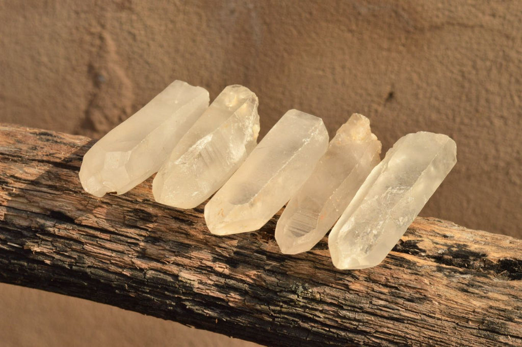 Natural Single Clear Quartz Crystals  x 71 From Madagascar - TopRock