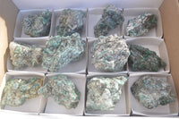 Natural Rare Emerald Mica In Matrix Cobbed Specimens x 12 From Mutoko, Zimbabwe - Toprock Gemstones and Minerals 