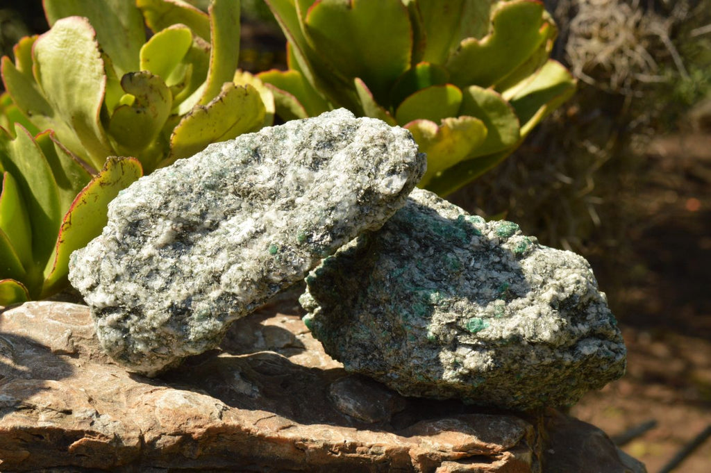 Natural Green Emerald In Matrix Specimens  x 2 From Zimbabwe - TopRock
