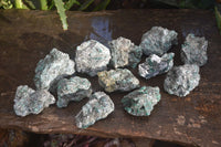 Natural Rare Emerald Mica In Matrix Cobbed Specimens x 12 From Mutoko, Zimbabwe - Toprock Gemstones and Minerals 