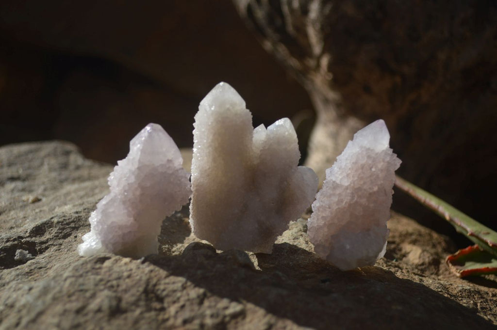 Natural Pale Lilac Spirit Quartz Crystals x 35 From Boekenhouthoek, South Africa - Toprock Gemstones and Minerals 