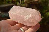Polished Double Terminated Gemmy Rose Quartz Points x 6 From Madagascar - TopRock