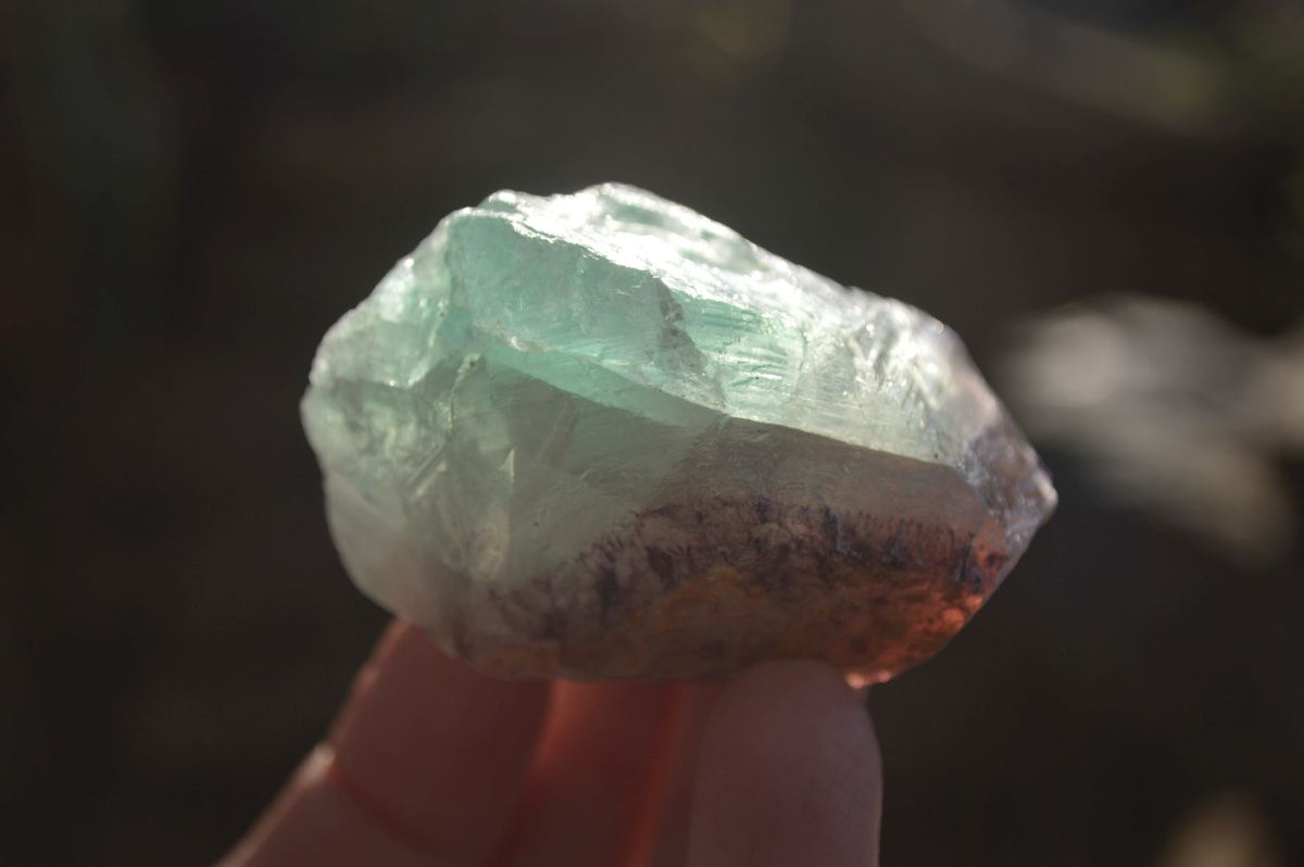 Natural Rough Watermelon Fluorite Cobbed Specimens  x 24 From Uis, Namibia - Toprock Gemstones and Minerals 