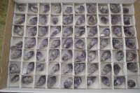 Polished Small Single Amethyst Crystals  x 70 From Zambia - Toprock Gemstones and Minerals 