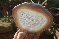 Polished Highly Selected Agate Slices  x 4 From Madagascar