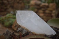 Natural Icey Etched Self Healed Quartz Crystals  x 3 From Madagascar - Toprock Gemstones and Minerals 