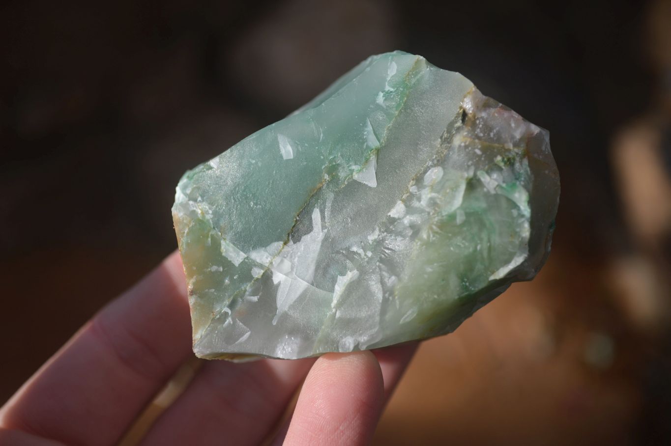 Natural Rough Green Jade Cobbed Specimens x 12 From Swaziland - Toprock Gemstones and Minerals 