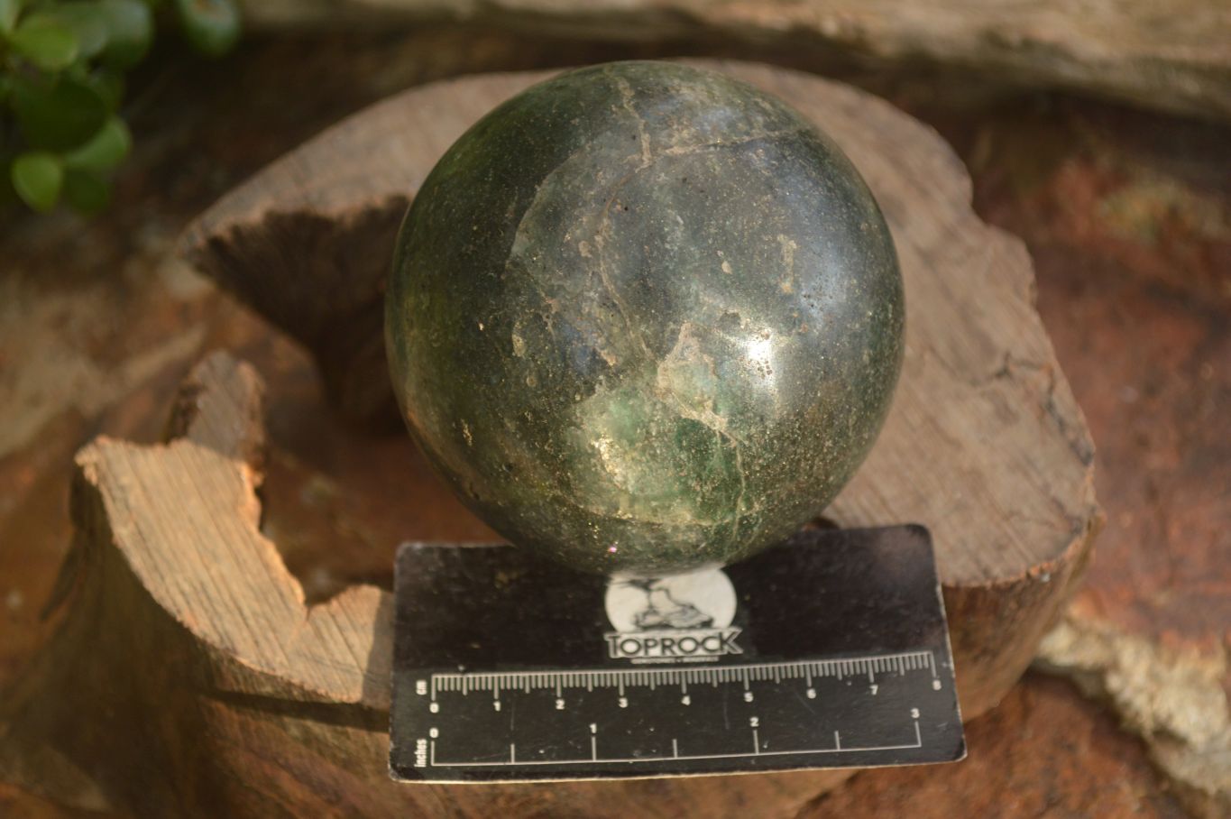 Polished  Emerald Fuchsite Quartz Sphere & Standing Free Form  x 2 From Madagascar - Toprock Gemstones and Minerals 